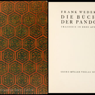 Wedekind, Frank: -Die Büchse der Pandora.