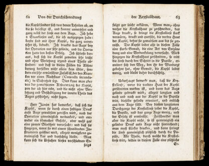 Richter, August Gottlieb:  Abhandlung von der Ausziehung des grauen Staars. – Bild 2