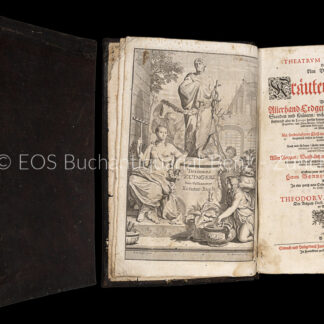 Zwinger, Theodor (1658–1724); -Theatrum Botanicum, das ist neu vollkommenes Kräuterbuch, Worinnen Allerhand Erdgewächse der Bäumen, Stauden und Kräutern ... Erstens zwar an das Tagliecht gegeben von Bernhard Verszascha. Anjetzo aber ... vermehret und verbessert durch Theodorum Zwingerum.